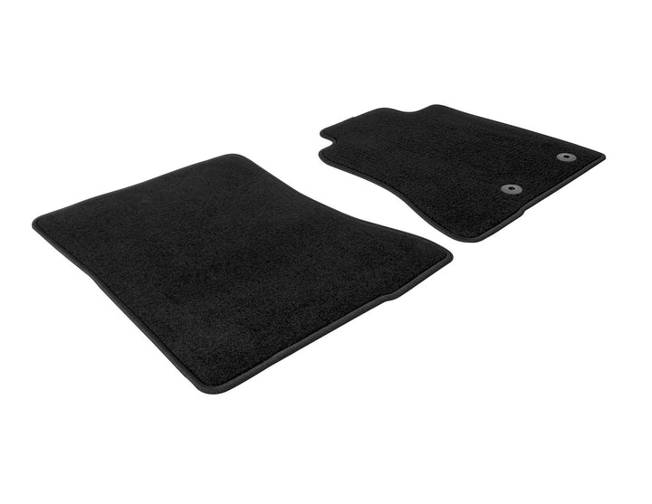 MUSTANG 03/2015-03/2023 VELOUR FLOOR MATS BLACK,FRONT
