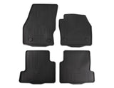 KUGA RUBBER FLOOR MATS FRONT AND REAR, BLACK WITH KUGA LOGO, 2012 - 2019