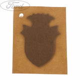 REAR SIDE PANEL NAME PLATE BADGE EMBLEM GHIA SHIELD