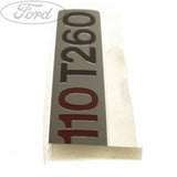 TRANSIT TAILGATE NAME PLATE BADGE EMBLEM 110 T260