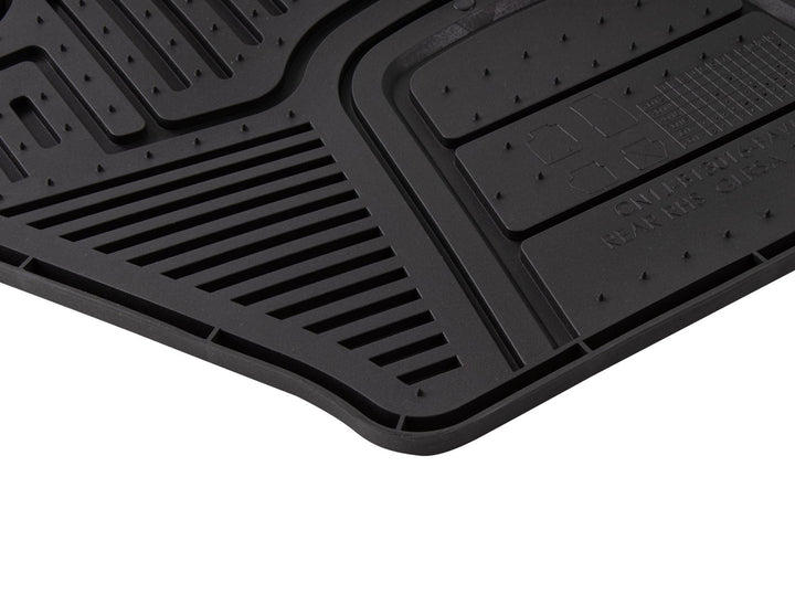 ECOSPORT 10/2013-09/2017 RUBBER FLOOR MATS REAR,BLACK