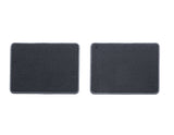 FOCUS REAR CONTOURED VELOUR FLOOR MATS, BLACK, 2018- ONWARD