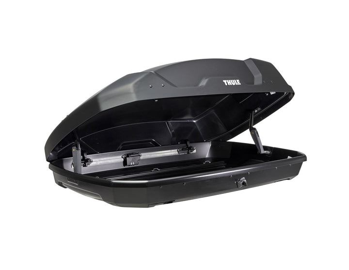THULE®* 300L ROOF BOX FORCE XT S, BLACK MATTE MOUNTS TO POWERCLICK QUICK- MOUNT SYSTEM