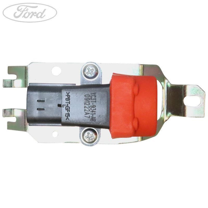 INERTIA SWITCH RED PUSH BUTTON TOP ON BRACKET XS6T-9F857-AD