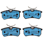 FIESTA REAR BRAKE PADS 4 WHEEL DISC COMFORT 06/2015-