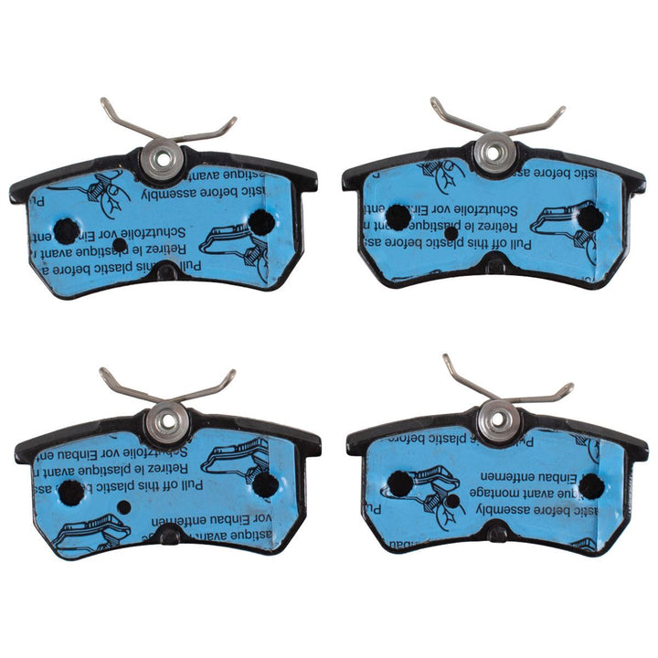 FIESTA REAR BRAKE PADS 4 WHEEL DISC COMFORT 06/2015-