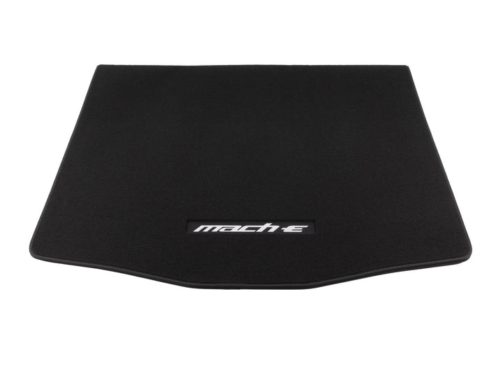 MUSTANG MACH-E LOAD COMPARTMENT MAT REVERSIBLE, BLACK WITH MACH-E LOGO, 2020 - ONWARDS