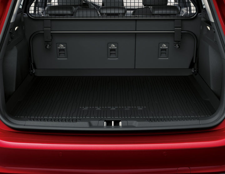 FOCUS ESTATE BOOT LINER FOR UPPER COMPARTMENT, TRAY STYLE, BLACK WITH LOGO, 2018 - 2021