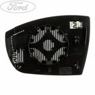 GALAXY WA6 S-MAX WA6 O/S RIGHT ASPHERIC WING MIRROR GLASS