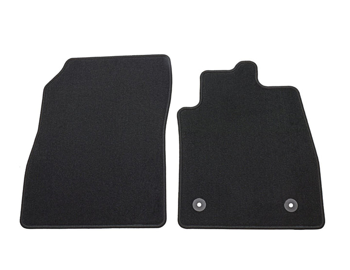FIESTA FRONT CARPET CONTOURED CAR FLOOR MATS SET BLACK 2017 - ONWARDS