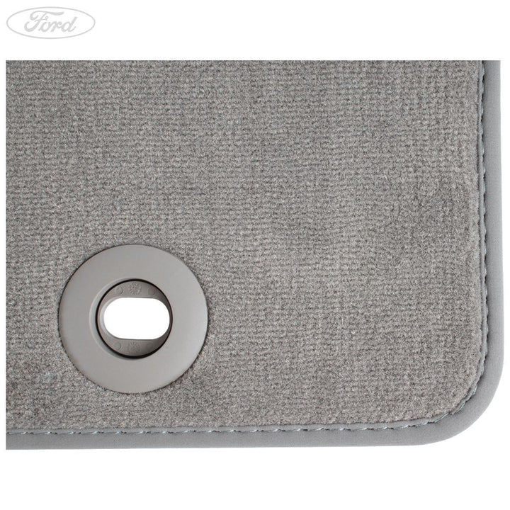 C-MAX FRONT FLOOR MATS VELOUR GREY WITH BRACKET 2010-12