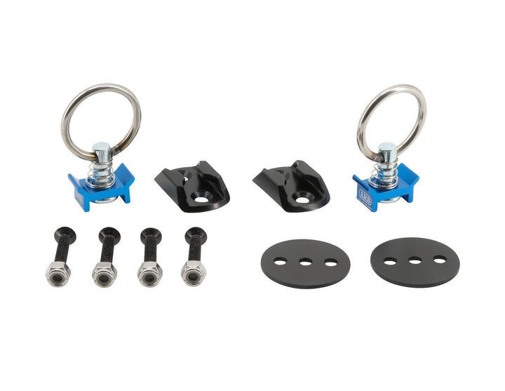 ARB* CARGO TRACK AND LOAD RING KIT FOR COOLBOX TIE DOWN,SET OF 2