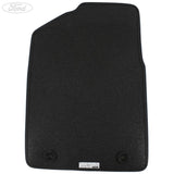 KA FRONT FLOOR MATS SET BLACK ACCENT VELOUR 2008-2016