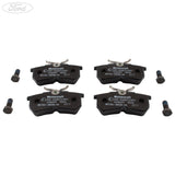 FIESTA MOTORCRAFT REAR BRAKE PADS AXLE SET ECOBOOST