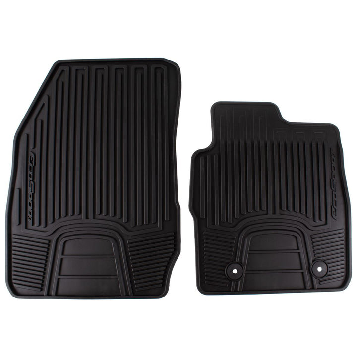 ECOSPORT FRONT RUBBER CONTOURED CAR FLOOR MATS BLACK 2014