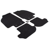 KA FRONT & REAR CARPET CAR FLOOR MATS BLACK 2003-2008
