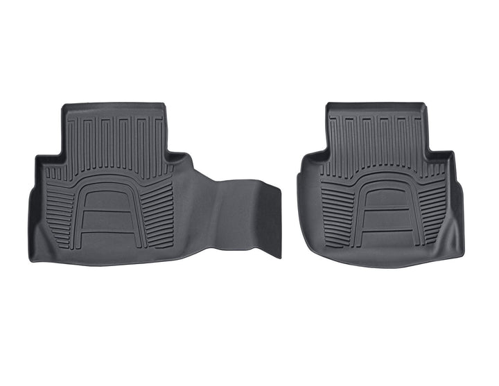 ECOSPORT RUBBER FLOOR MATS REAR SET, TRAY STYLE, BLACK, 2017 - ONWARDS