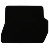FIESTA MK6 FUSION REAR CONTOUR FLOOR MAT SET VELOUR BLACK