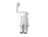 FIESTA REMUS* SPORTS EXHAUST SYSTEM STAINLESS STEEL, WITH CHROMED TWIN TAIL PIPES 2012-2017