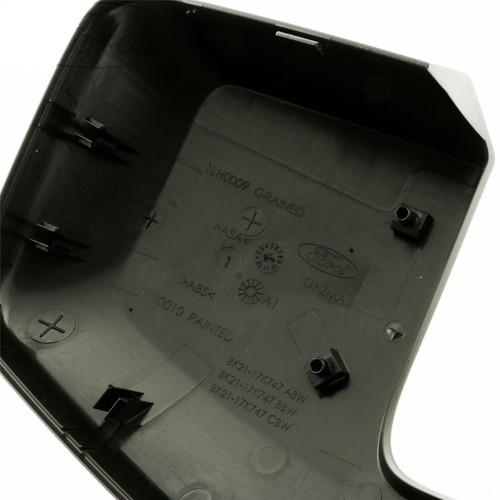 TRANSIT CUSTOM LEFT N/S WING MIRROR COVER TRIM BLACK