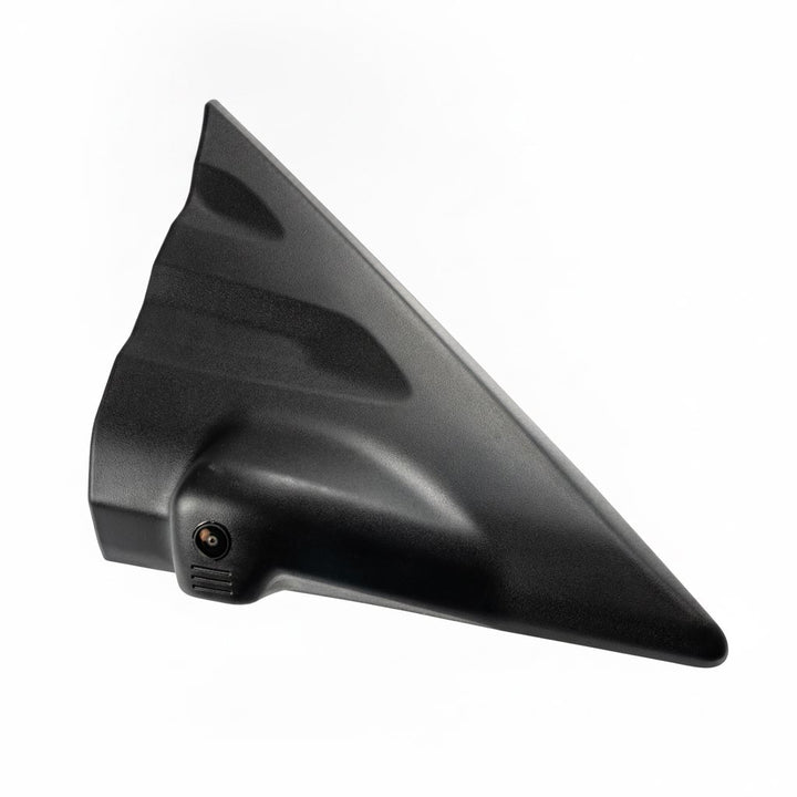 TRANSIT O/S DRIVERS SIDE OUTER MIRROR TRIANGLE TRIM BLACK 2024-ONWARDS