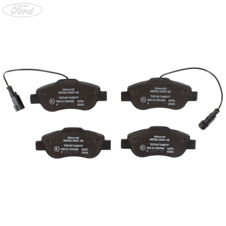 KA TDCI MOTORCRAFT FRONT BRAKE PAD AXLE SET 75 BHP