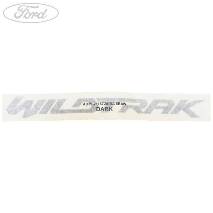 NAME PLATE DECAL