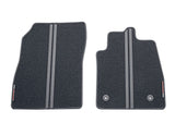 FIESTA & FIESTAVAN PERFORMANCE FLOOR MATS FRONT, BLACK WITH FORD PERFORMANCE LOGO, 2017 - ONWARD