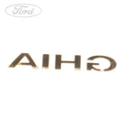 REAR TAILGATE MOUNTED GHIA NAME PLATE BADGE EMBLEM