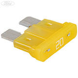 FORD MOTORCRAFT 20 AMP 32 VOLT BLADE FUSE TYPE YELLOW