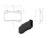 FIESTA TAROX®* FORD PERFORMANCE FRONT BRAKE PAD KIT WITH FITTING  01/2013