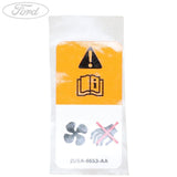 RADIATOR FAN WARNING DECAL