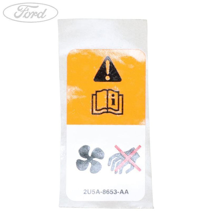 RADIATOR FAN WARNING DECAL