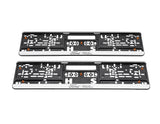 KUGA FORD LICENCE PLATE HOLDER WITH FITTING  02/2008  11/2012