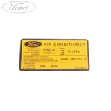 KA FIESTA FUSION AIR CONDITIONER DECAL