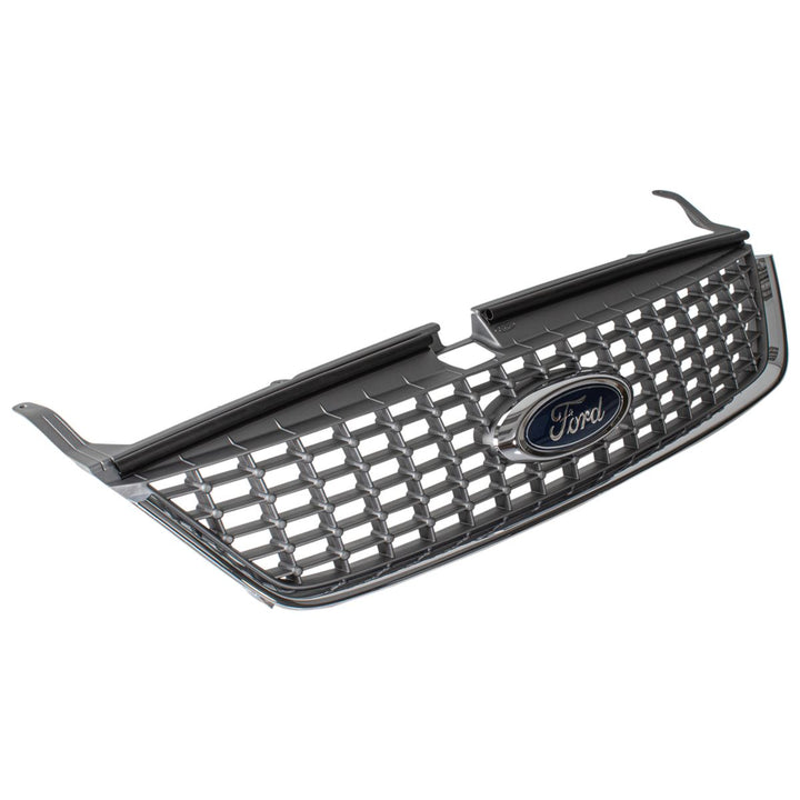 MONDEO FRONT BUMPER UPPER RADIATOR GRILLE SILVER 07-10