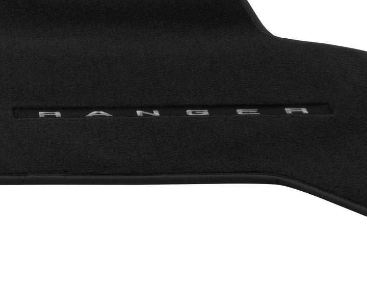 RANGER 01/2012-01/2019 VELOUR FLOOR MATS REAR,BLACK