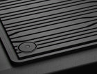TRANSIT CUSTOM FROM 09/2023 RUBBER FLOOR MATS FRONT,BLACK
