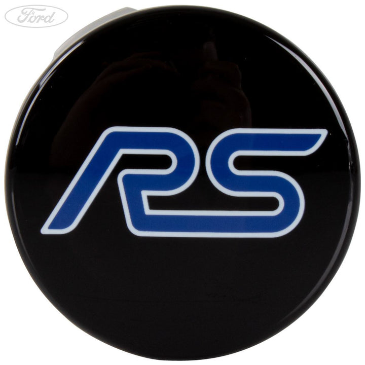 FOCUS MK3 RS ALLOY WHEEL CENTRE CAP BLACK RS LOGO 2017-
