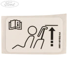 SEAT OPERATION DECAL