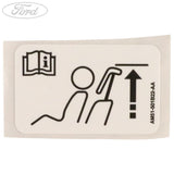 SEAT OPERATION DECAL