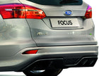 FOCUS REAR BUMPER SKIRT WITH HIGH GLOSS BLACK DIFFUSER INSERT