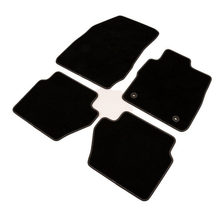 FIESTA MK6 FRONT & REAR FLOOR MAT KIT LIMITED LOGO 2015-19