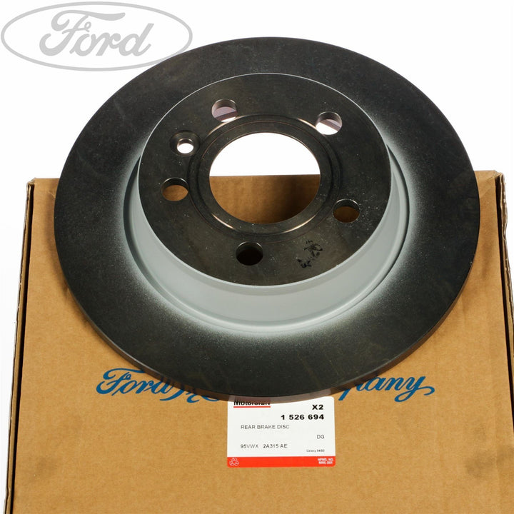 GALAXY REAR SOLID BRAKE DISC 268MM PAIR 5 STUD WGR
