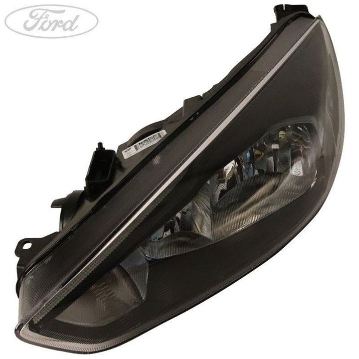 Focus N/S Passenger Side Headlamp Headlight With DTRL Black Insert 2014-2020