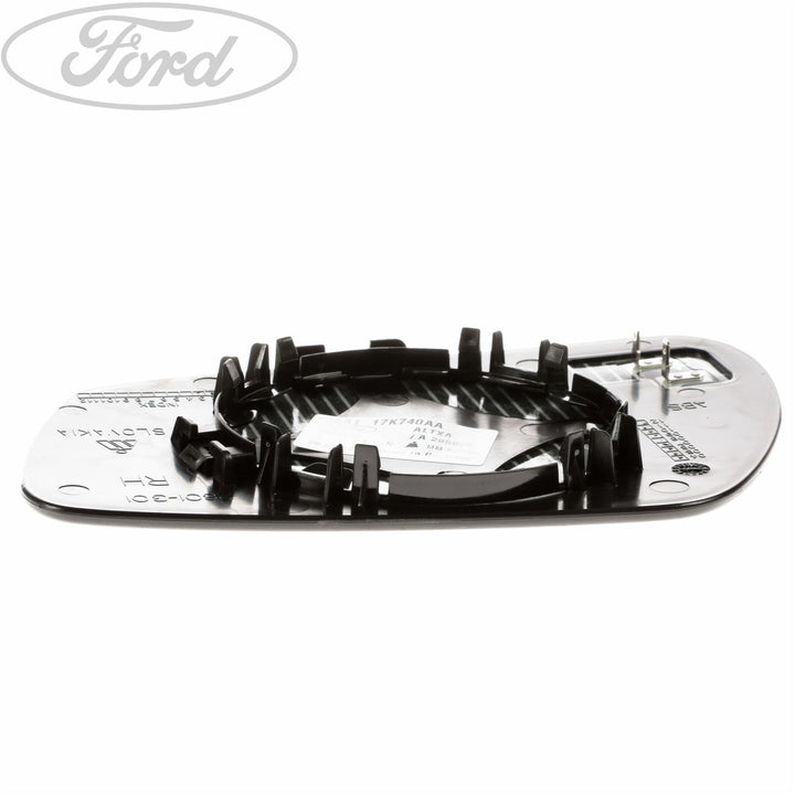 FIESTA FUSION O/S RIGHT WING MIRROR GLASS