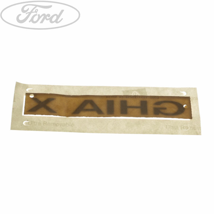 REAR TAILGATE MOUNTED GHIA X NAME PLATE BADGE EMBLEM