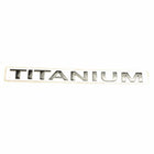 TITANIUM TAILGATE NAME PLATE BADGE EMBLEM
