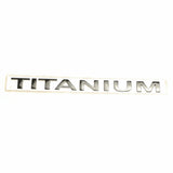 TITANIUM TAILGATE NAME PLATE BADGE EMBLEM