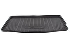 FOCUS 5 DOORS HATCHBACK WITH SPARE WHEEL, REAR RUBBER BOOT LINER, BLACK WITH FOCUS LOGO, 2011 - 2018